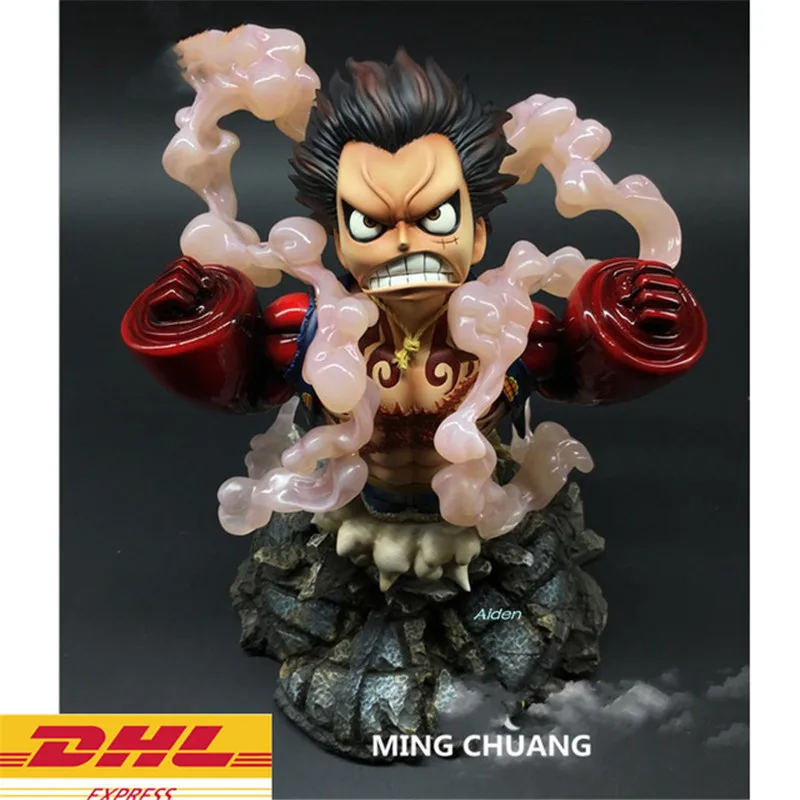 

8" Statue ONE PIECE Bust The Straw Hat Pirates Full-Length Portrait Gear fourth Monkey D. Luffy GK Action Figure Toy BOX Z1383