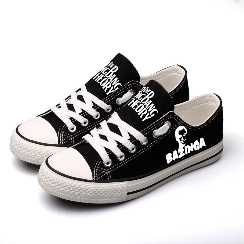 

Fashion Men Lace-up Casual Canvas Shoes Hip Hop Style Custom Printing Adults Students Flat Walking Shoes Tenis Masculino Adulto