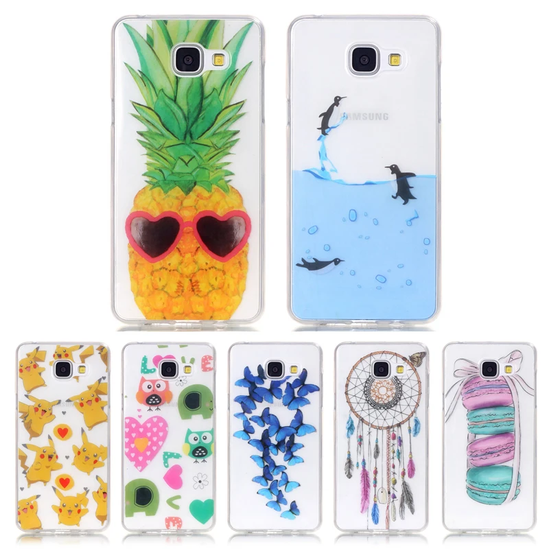 

For Samsung A3 2016 Case Cartoon Back Cover Soft TPU Gel Case for Samsung Galaxy A3 2016 A310F A310 A3100 4.7" Phone Bags Cases