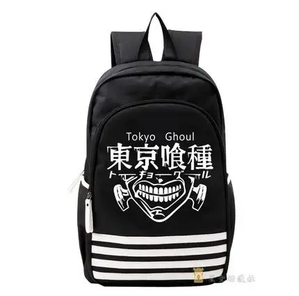 

High Q Anime Tokyo Ghoul Backpack Large Capacity Luminous Students Laptop Anime Bags Unisex Kaneki ken