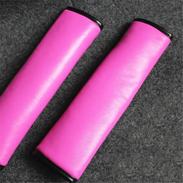Pink Seat Belt 1pc Женские аксессуары для салона автомобиля розовый Roseo красный чехол для рулевого колеса подушка для шеи чехол для ремня безопасности набор ручного тормоза - Название цвета: Pink Seat Belt 1pc