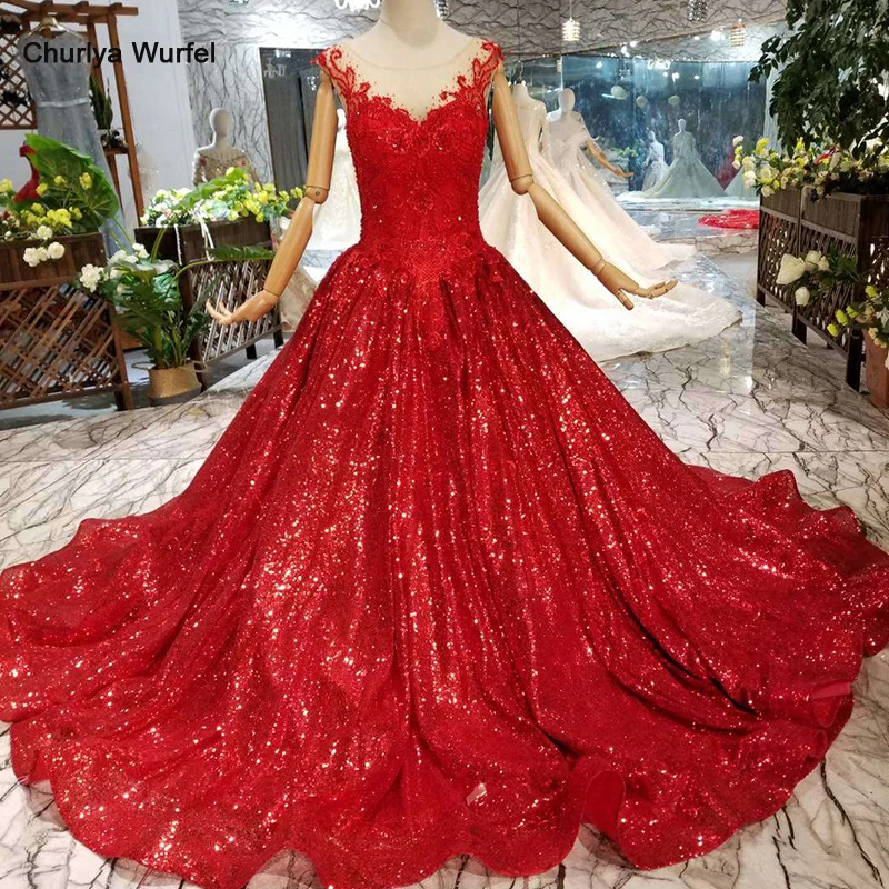

HTL133 robe de soiree red reflective dresses sleeveless A-line sparkly formal evening dresses long shiny wedding party dresses