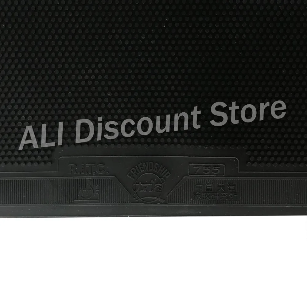 2x RITC 729 الصداقة 755 نقطة و المغادرة الطويلة تنس طاولة بينغبونغ المطاط بدون الإسفنج Topsheet ثور