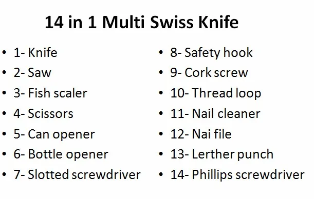 Титановый Черный Многофункциональный швейцарский нож для кемпинга, выживания, Армейский Складной нож, универсальный инструмент для повседневного использования