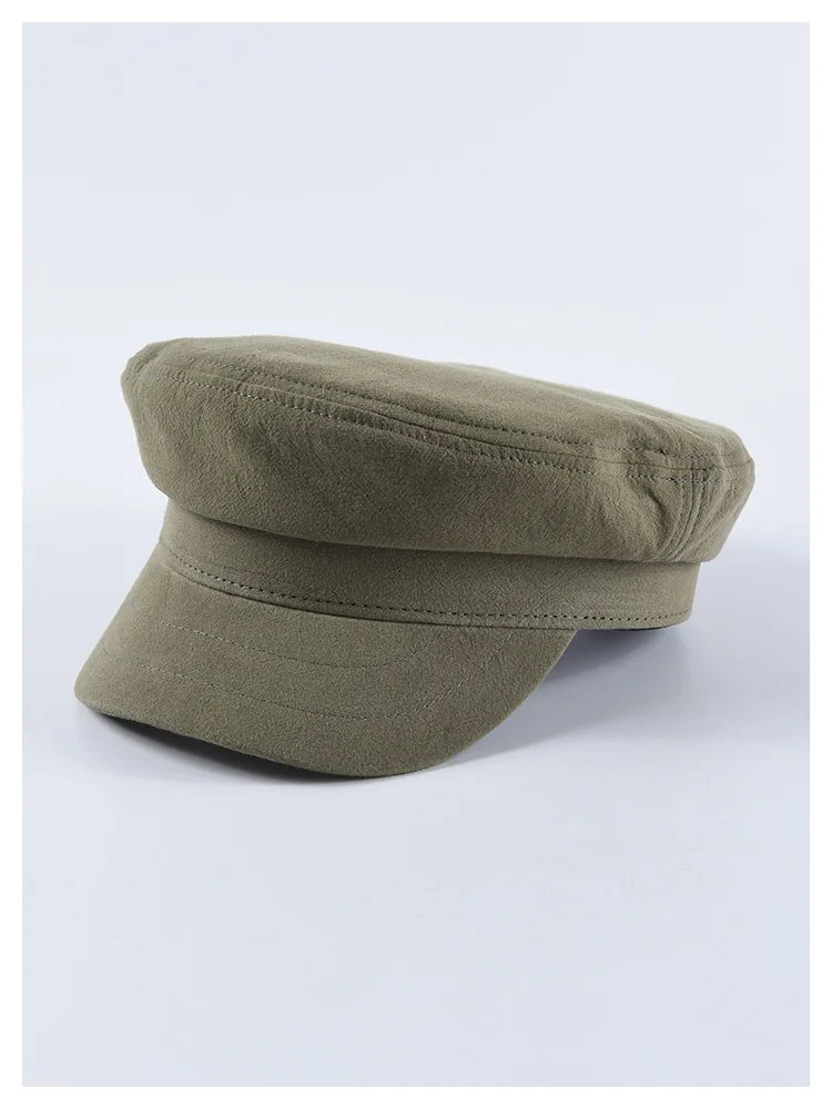 USPOP, новые весенние женские однотонные кепки, хлопковые кепки newsboy, Модные Военные кепки с плоским козырьком