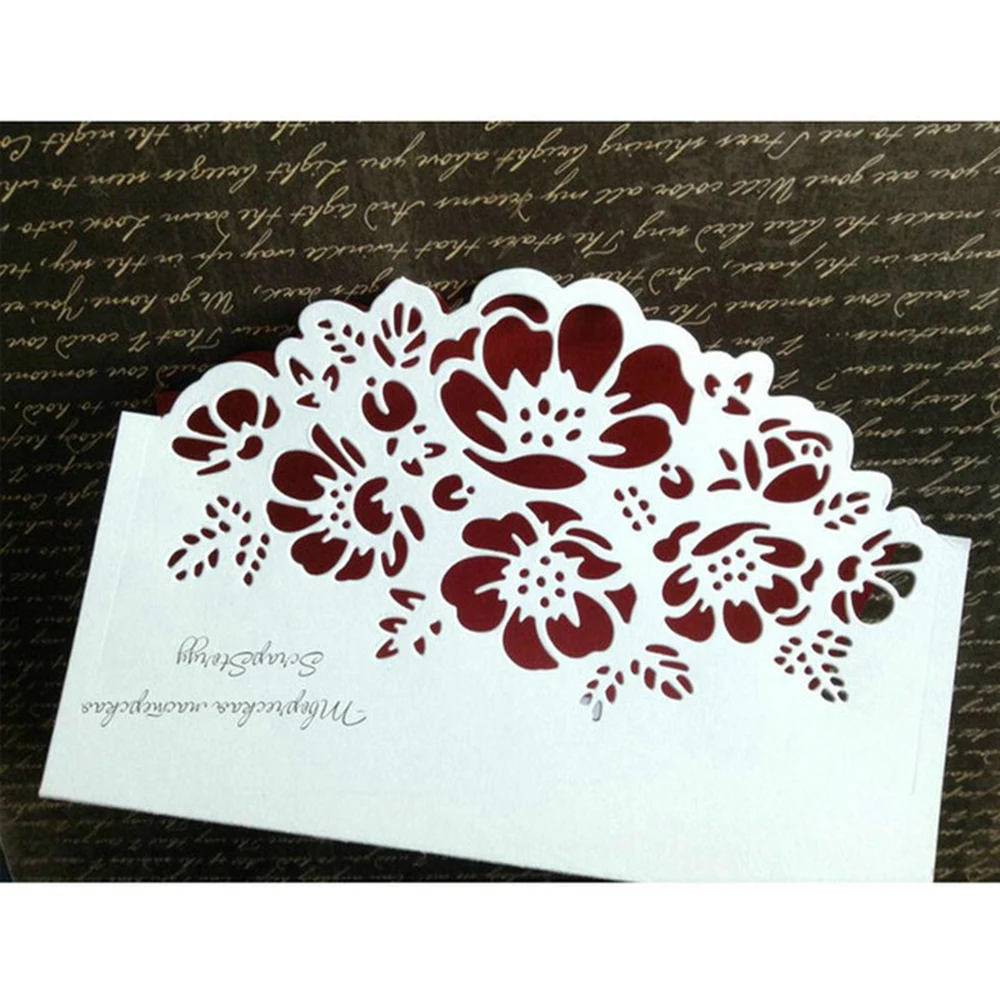 

Hemere 12x7cm flower lace Metal Cutting Dies Stencils for DIY Scrapbooking Album Stamp Paper Card Embossing