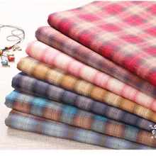 50*140 см мягкая японская окрашенная в пряже хлопковая ткань ручной работы DIY Профессиональная стеганая хлопковая лоскутная подушка, ткань для сумок