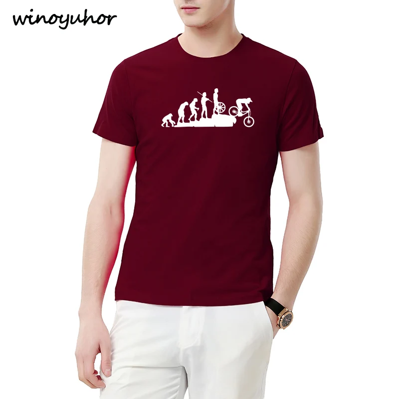 

Mountain Biking Downhill T Shirt Men Punk Tops Hipster Cotton Bicycle T-Shirt Summer Casual Short Sleeve Tees Homme