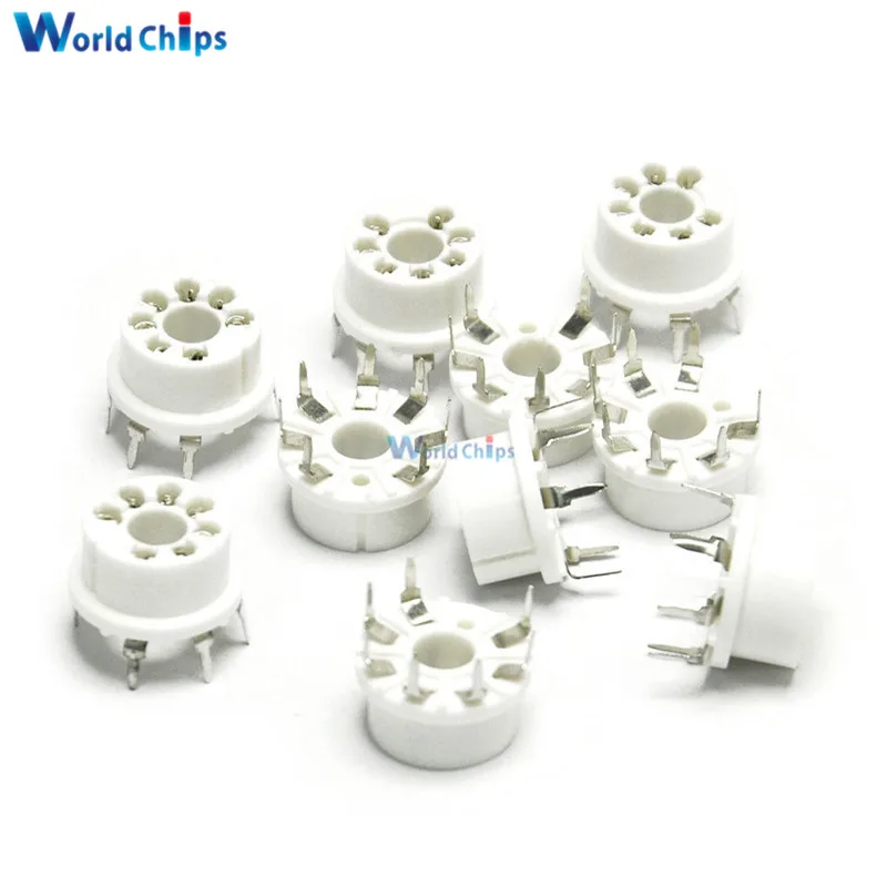 10PCS Mounting Base White Socket MQ2 MQ3 MQ7 MQ9 MQ135 Gas Sensors For Arduino | Электронные компоненты и