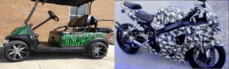 Water transfer film Camo application1