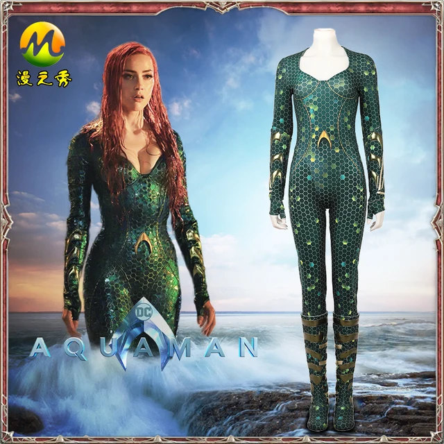 New Aquaman Mera Cosplay Costume Women Costume Halloween