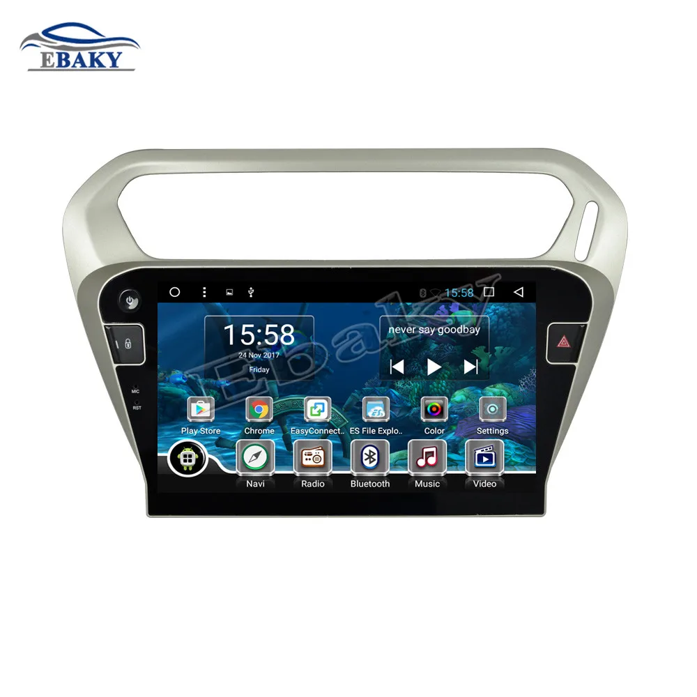 Cheap NaviTopia 9inch 1024*600 1GB/2GB RAM Quad Core/Octa Core Android 6.0 Car DVD Radio for Citroen C-Elysee 2014- with GPS/wifi 2