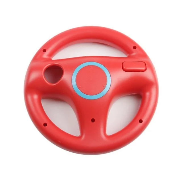 6 цветов гоночный руль для wii игры пульт дистанционного управления Лер для NAND wii Roda пульт дистанционного управления аксессуары для игр - Цвет: Красный