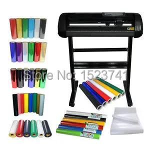 

24''Cutting Plotter and PU Vinyl Sign Vinyl Car Sticker Heating Transfer KIT Physics teaching utensils