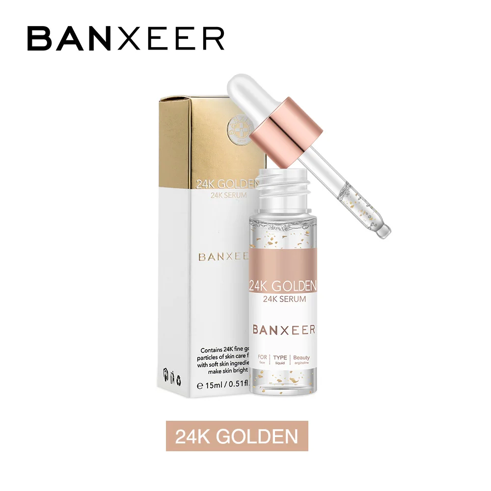 BANXEER праймер для лица основа для макияжа 24 К золото эфирное масло увлажняющий омолаживающий микс power Foundation Cosmetics Base Maquiagem - Вес нетто: face primer