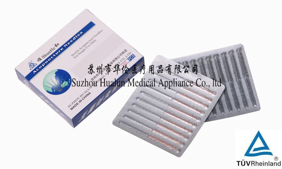 Spiral acupuncture needle for single use |