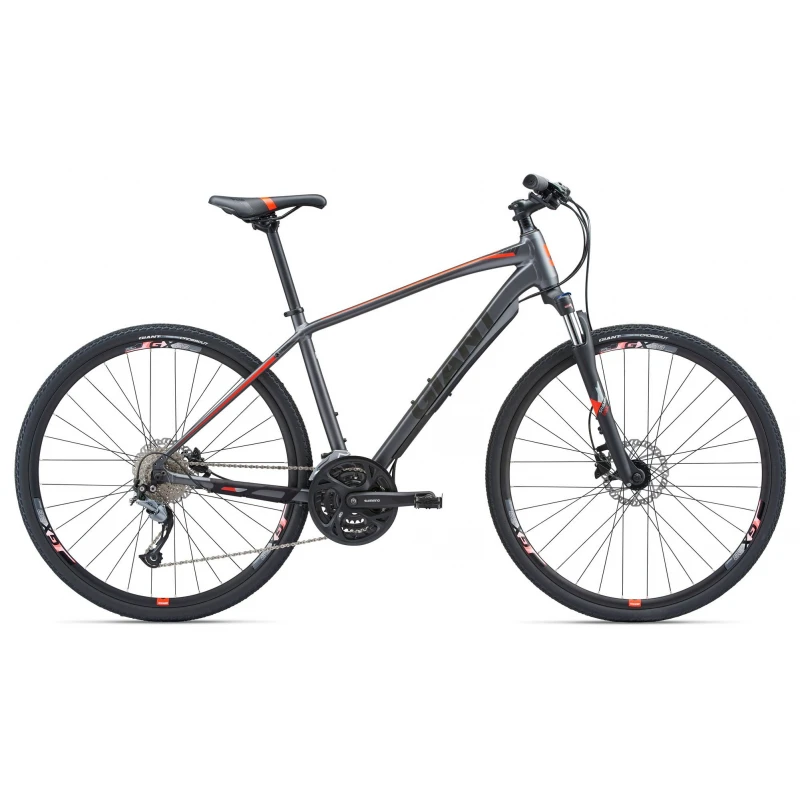 Темно-серый Дорожный велосипед Giant Roam 2 Disc - Цвет: Темно-серый