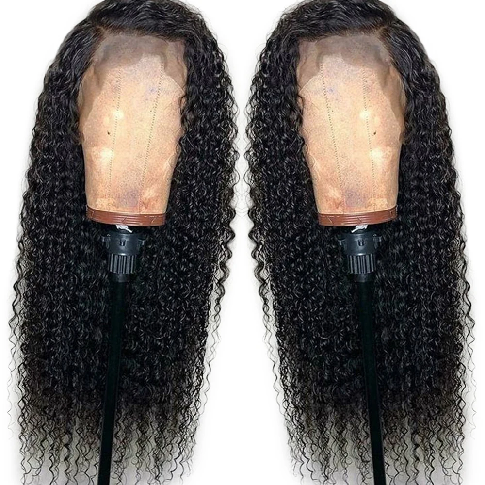 Eseewigs вьющиеся человеческие волосы парик 150% полный кружево Искусственные парики бразильский волосы remy Предварительно