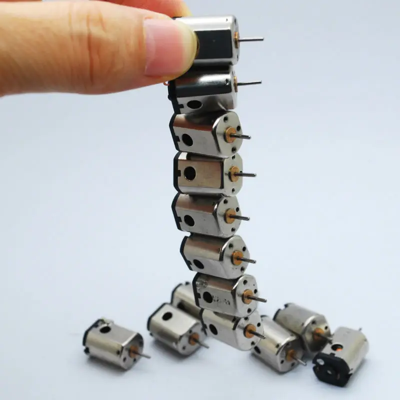 

10pcs N20 micro carbon brush motor high speed 4.2V 130mA 21800RPM aircraf Motor