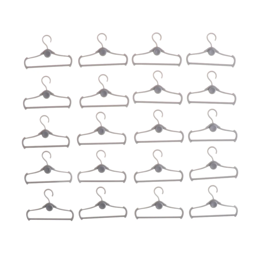 Furniture Toys 20PCS Plastic Hangers for 1/6 Doll Accessories Toys DIY for Children Kids Furniture Toys Furniture Toys 20PCS Plastic Hangers for 1/6 Doll Accessories Toys DIY for Children Kids Furniture Toys