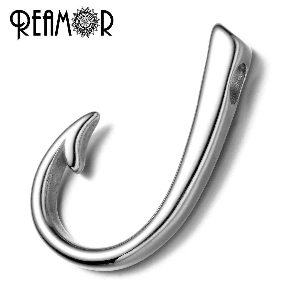 REAMOR 3*5 мм Размер отверстия 316L из нержавеющей стали крючок застежки для кожаного