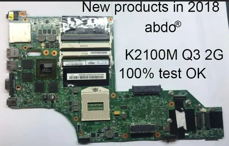 

Abdo NVIDIA k2100m Q3 W8P HM87 00HW114 Lenovo ThinkPad W541 notebook PC motherboard LKM-1 WS MB 12291-2 100% Test OK