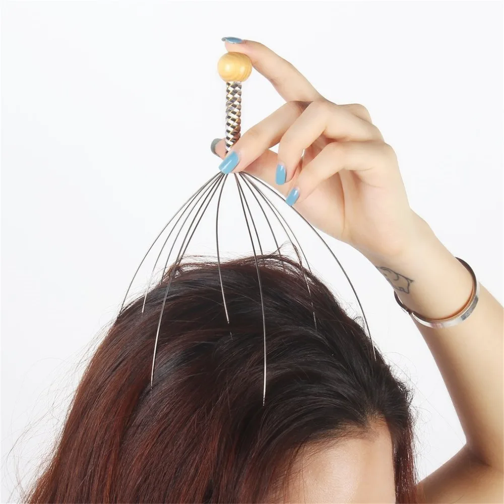 

Multifunctional Anti-Stress Head Massager Relieve Paid Stress Release Massage Body Tool Set Home Office Use Health Care