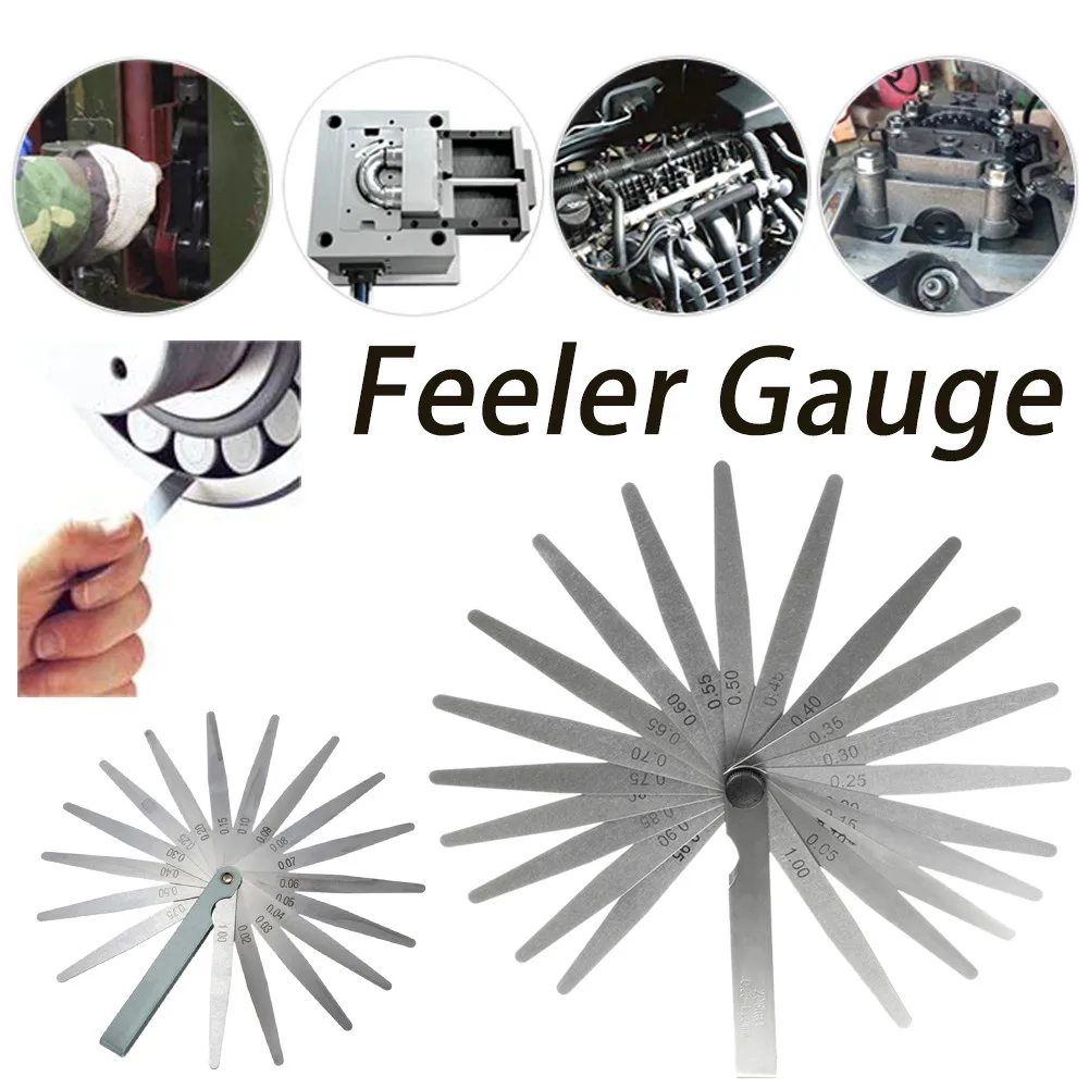 1 Set 0.02-1.00 MM Metric Feeler Calibre