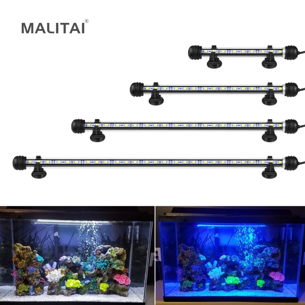 19 см 29 см 39 см 49 светодиодный жёсткая планка бар света 110 V 220 V цветная(RGB) Светодиодная трубчатая лампа костюм для дайвинга свет аквариум Украшение лампы