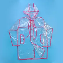 

Women Fashion Floral Transparent Eva Plastic Rainwear New Outdoor Hiking Rain Coat Women Travel Waterproof Raincoat Poncho Adult