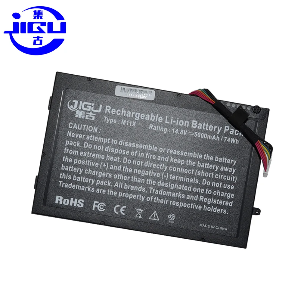 JIGU 8 ячеек батареи ноутбука 08P6X6 8P6X6 P06T T7YJR PT6V8 для DELL Alienware M11x M14x R1 R2 R3|new laptop battery|laptop