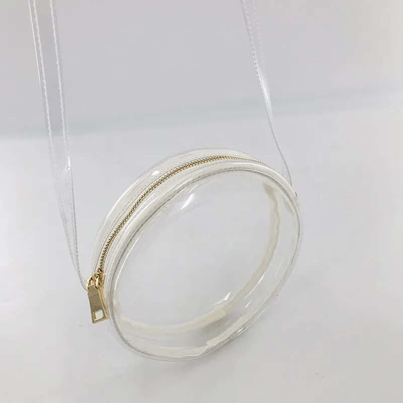 

20 Clear Pvc Round Bag Transparent Shoulder Crossbody Bag For Women Luxury Jelly Bag Women Shoulder Bolsa Feminina Bolsos Mujer