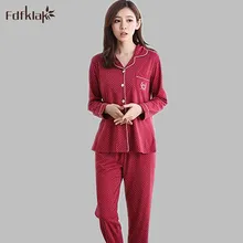 Высокое качество Новая женская пижама комплект Длинные рукава с отложным воротником на осень-зиму pijama Плюс Размер комплект пижамы A776