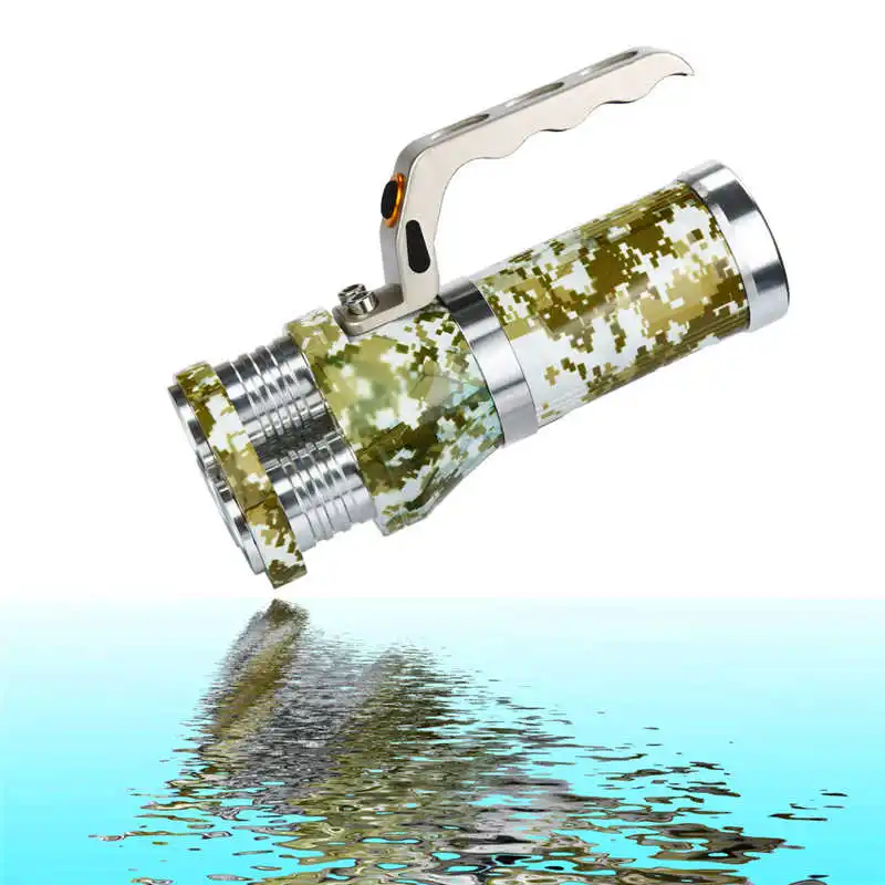 

Rechargeable LED Searchlight Tactical Flashlight lanterna led t6 Spotlight 9000 Lumens led flashlight 18650 fanatic #4S14