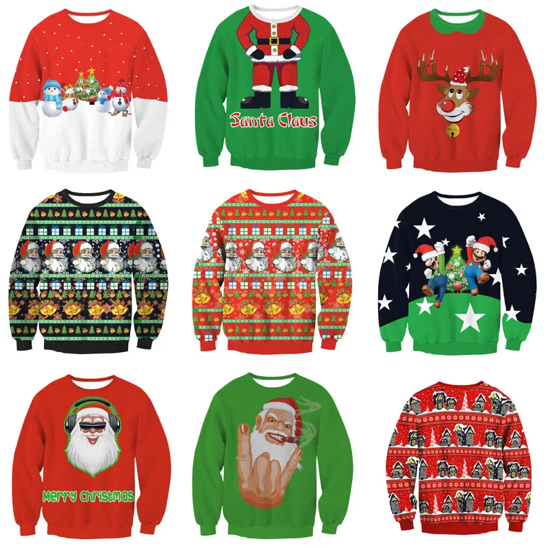 Unisex Men Women 2019 Ugly Christmas Sweater Vacation