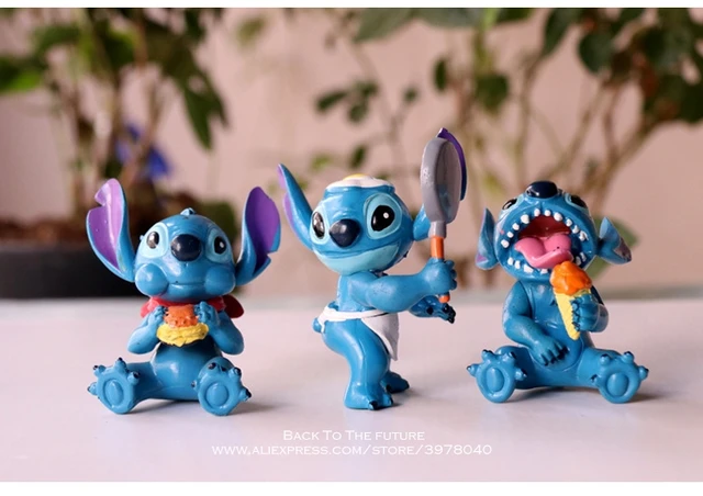 6pcs Disney Stitch Figure Toy Set Mini Anime Stitch Action Dolls Home Party  Supply Cake Decoration Toys for Children Kids Gift - AliExpress