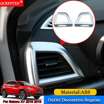 

QCBXYYXH Car-Styling Internal Decorations Stickers Conditional Panel Sequins Auto Interior Frame For Subaru XV Impraza 2018 2019