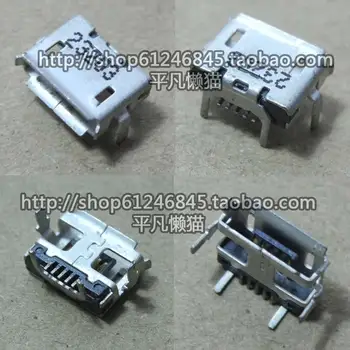 

Free shipping For a new original flat-panel mobile phone Micro USB tail plug data interface horn side of the mouth long legs 400