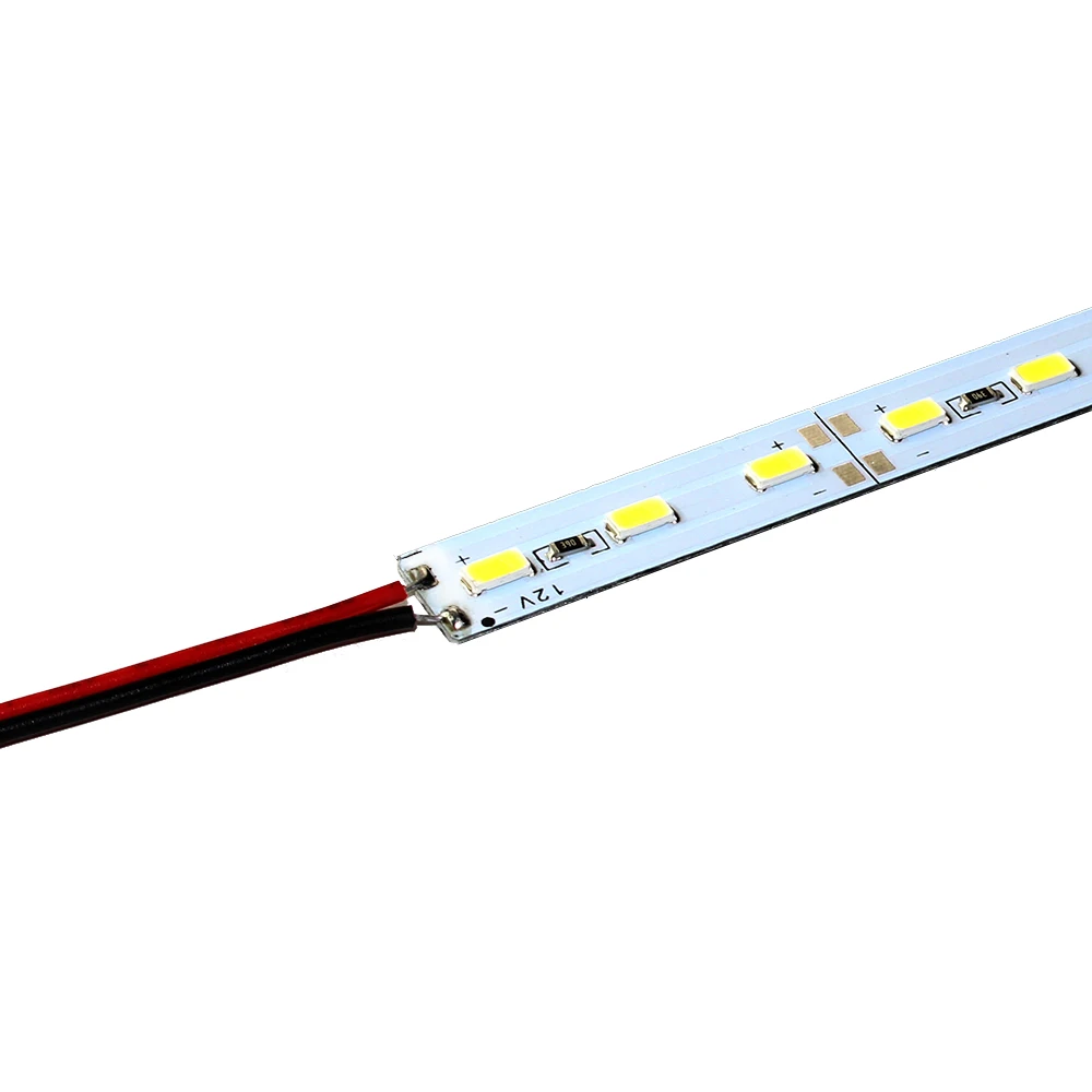 100 шт. * см 72 smd 5630 Светодиодная жесткая лента luces светодиодная лампочка 12 в 1 М