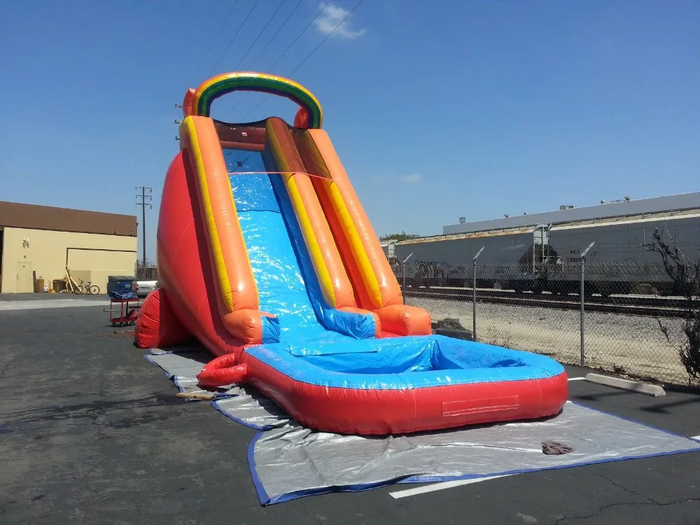 inflatable playground water