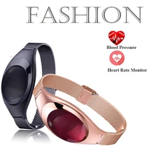 Fashion Z18 Smart Bracelet for woman Blood Oxygen Heart Rate monitoring SNS Reminder Pedometer Sport Smart Wristband Android IOS