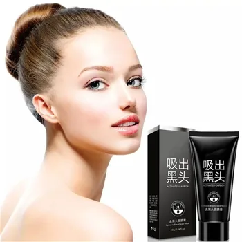 

60ml Bamboo charcoal black face mask of black points, Skin Care Anti Aging Wrinkle Firming Skin black face mask face cream