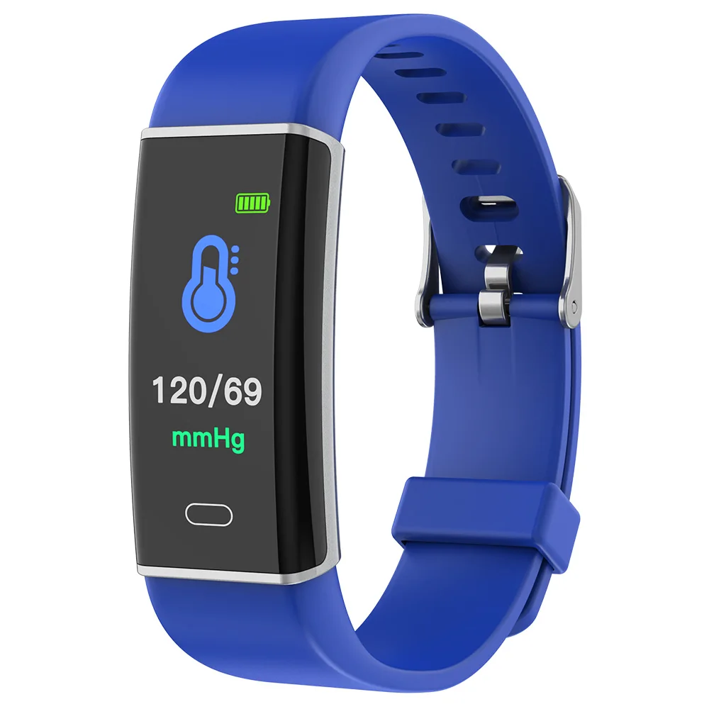 

D12 Color Screen Heart Rate Blood Pressure Sleep Monitoring Multiple Sport Modes Smart Bracelet
