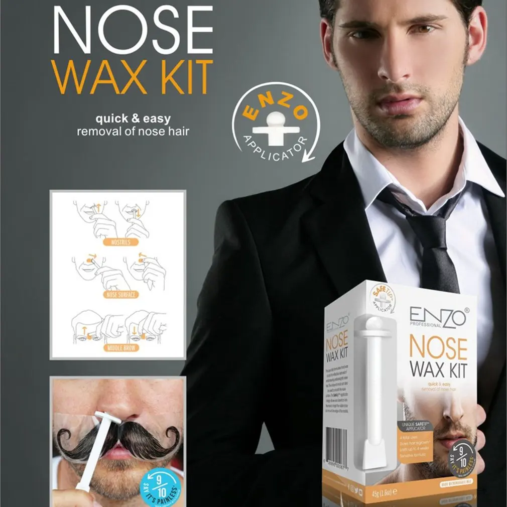 

Portable Men's Nose Wax Kit Nose Hair Removal Wax Nose Wax Kit for Men Nose Hair Removal Wax Cosmetic Tool