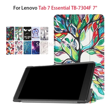 

Case For Lenovo tab 7 Essential TB-7304F/I/X Tab7 Essential 7304F 7304I 7304 Cover Funda Tablet Stand Protective Cover Flip Case