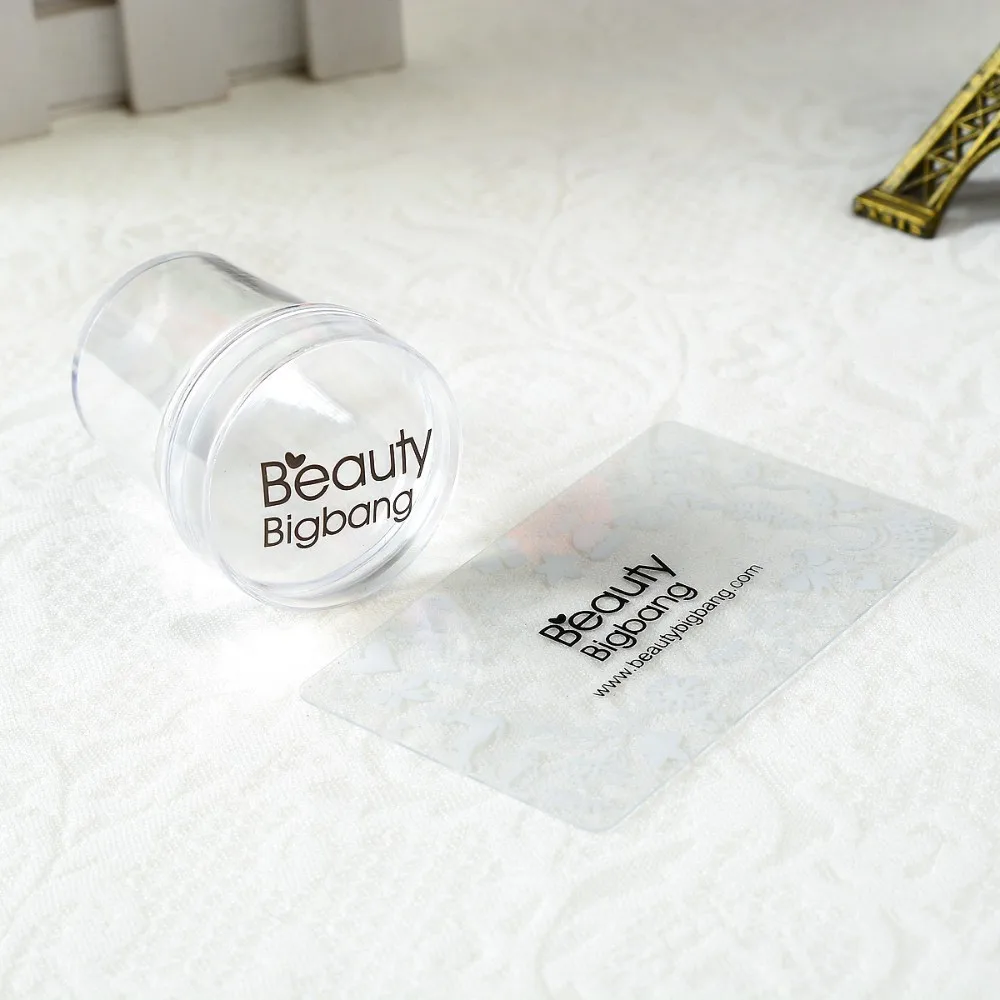 BEAUTYBIGBANG 4 см прозрачный дизайн ногтей желе штамп Зефир шаблон фантазии стул