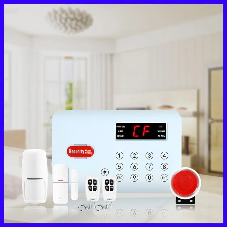 2017 L1 Intelligent PSTN Alarm System CID low battery 50 Wireless Zones