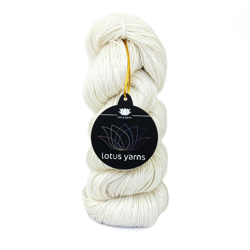 Buy Pure Silk Yarn Hand Knitting Yarn Natural Color