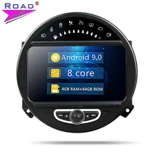 Puente Android 9,0 coche Multimedia Radio para BMW Mini 2006-2013 estéreo navegación GPS de doble Din Automagnitol Octa Core video