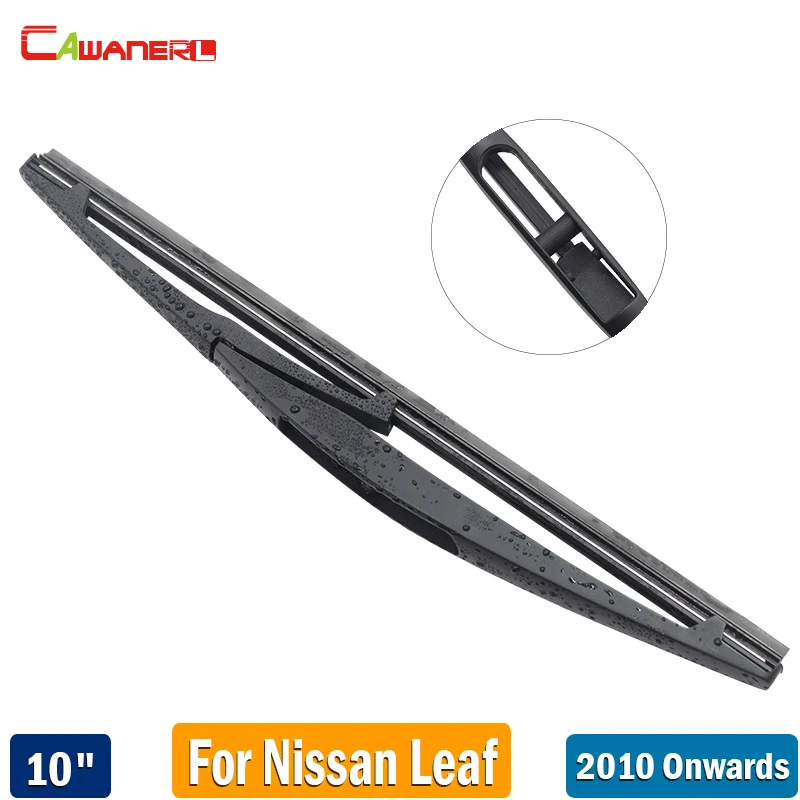Cawanerl 1 Piece 10" Automotive Back Window Wiper Blade For Nissan Leaf